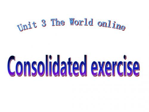 高二英语The-World-Online课件5(2019年)