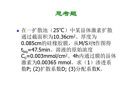 高等药剂学ppt课件