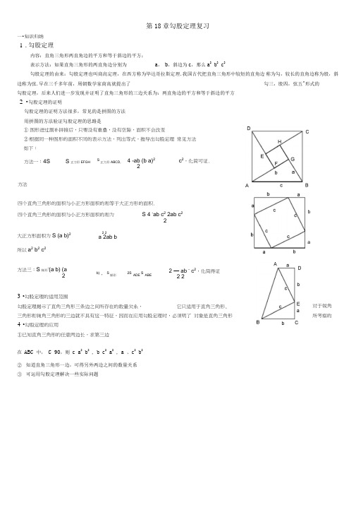 勾股定理知识点总结