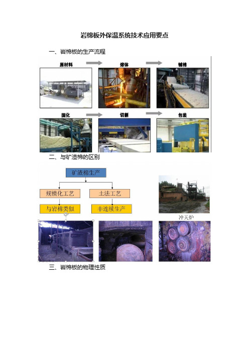 岩棉板外保温系统技术应用要点