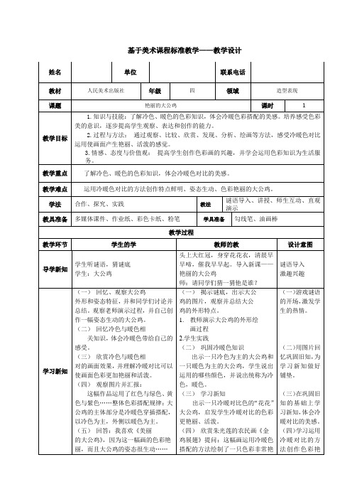 艳丽的大公鸡1