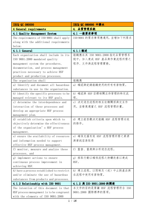 qc080000标准(中英文对照)
