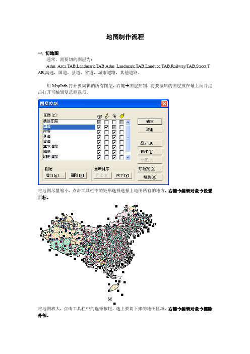MapInfo地图制作流程