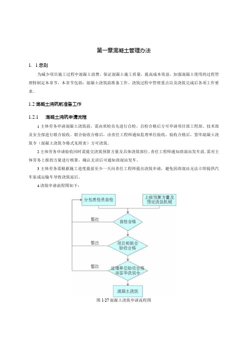 建筑工地混凝土管理办法