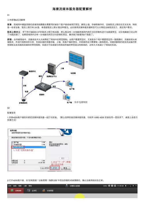 海康流媒体服务器配置解析