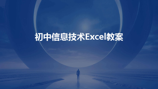 2024版初中信息技术Excel教案