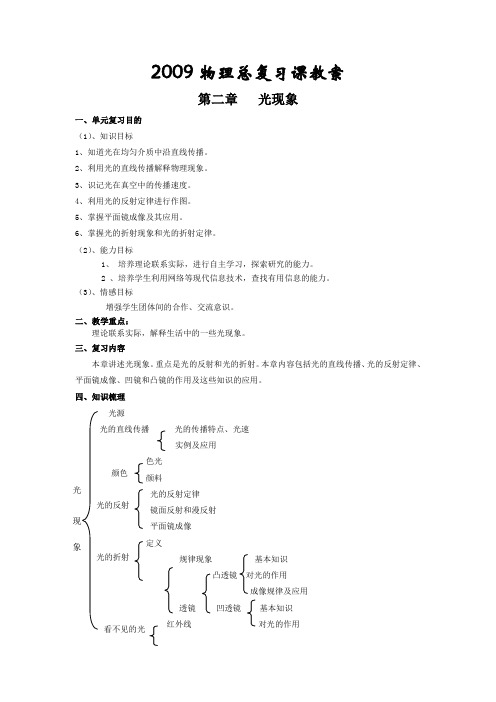 2009物理总复习课教案2.3