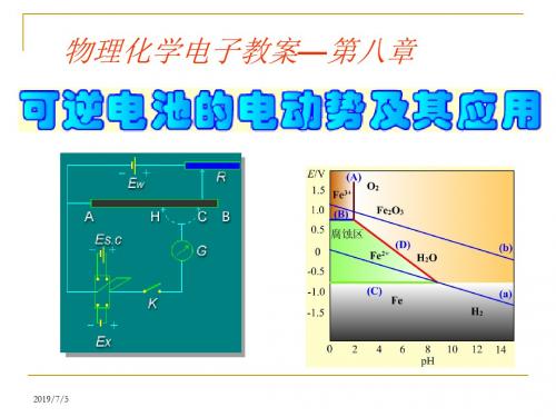 第八章可逆电池的电动势及其应用讲解