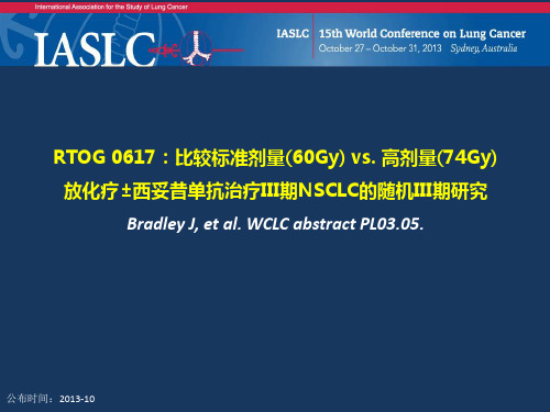 RTOG 0617-2013-WCLC