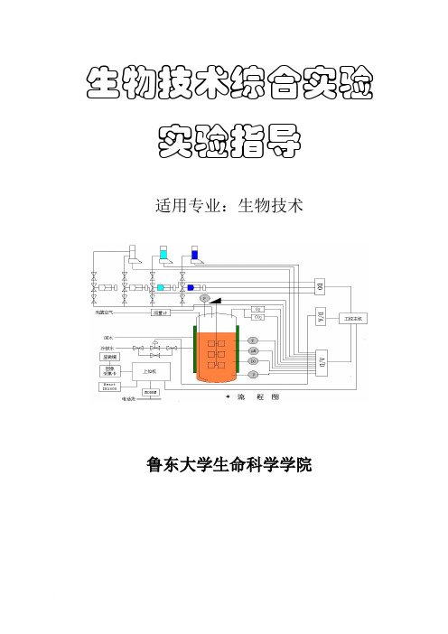 生物技术综合实验指导手册