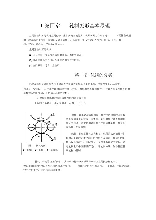 轧制变形基本原理