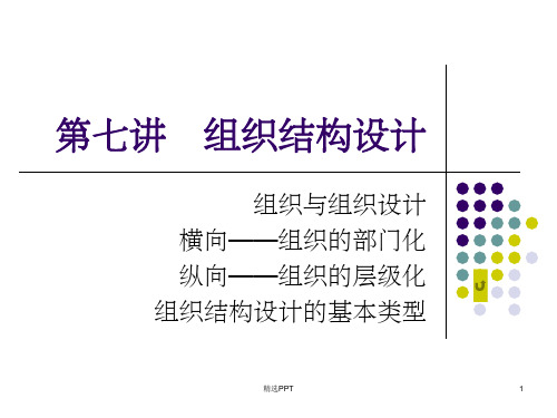 CH8 组织结构设计dg