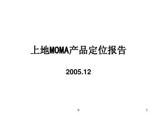 北京上第MOMA定位报告