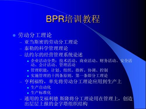 BPR培训教程