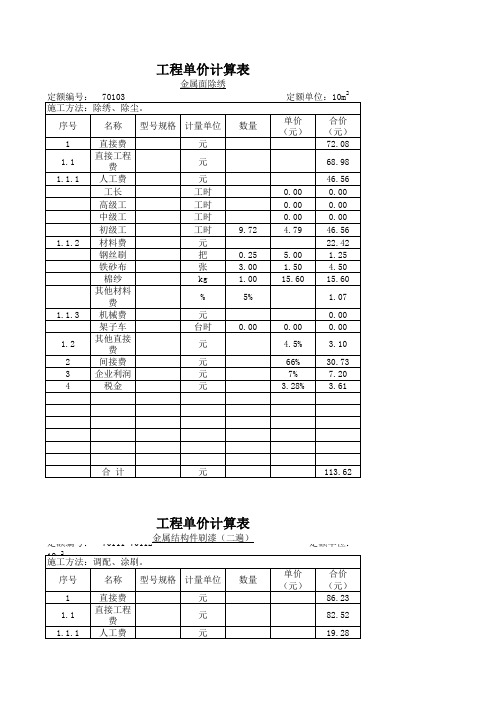 钢结构新增单价分析