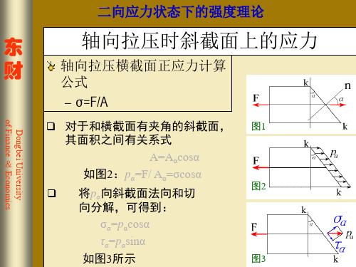 轴向拉压时斜截面上的应力