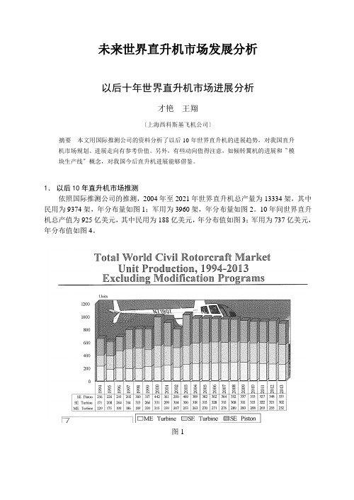 未来世界直升机市场发展分析