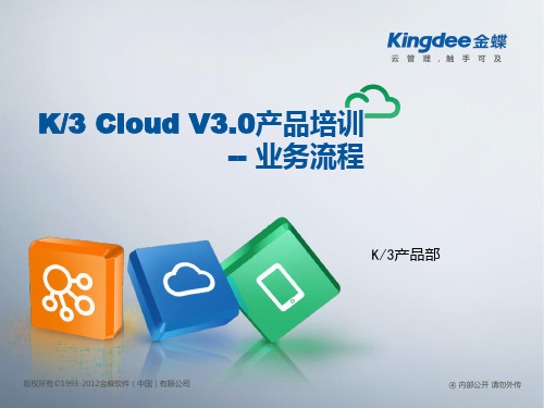 金蝶云K3 Cloud V3.0_产品培训_BOS_业务流程