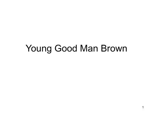 文学批评-Young-Goodman--Brown