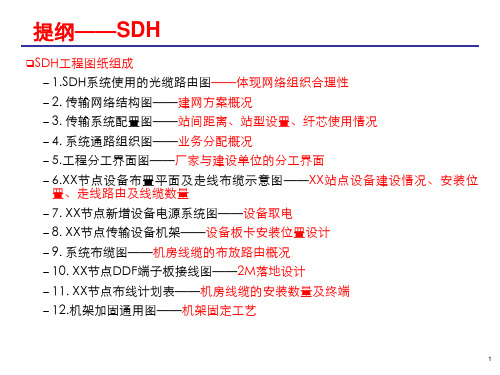 传输设备图纸讲解