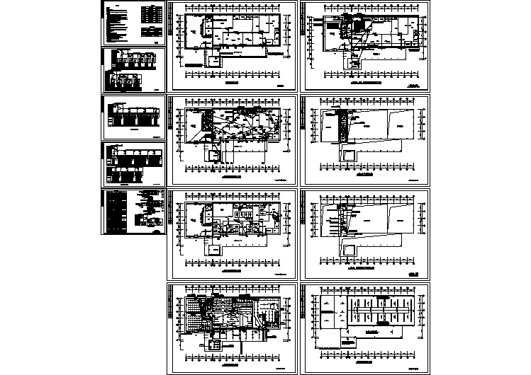 汽车展厅及维修车间电气设计CAD施工图