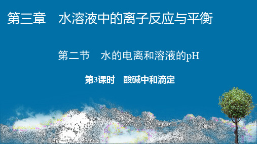 3.2.3酸碱中和滴定课件高二上学期化学人教版选择性必修1(1)