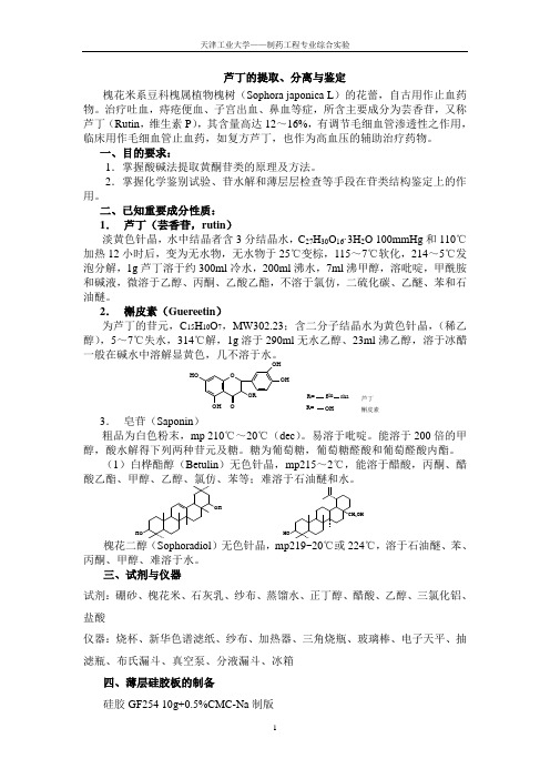 中药-制药工程综合实验讲义-郭文娟