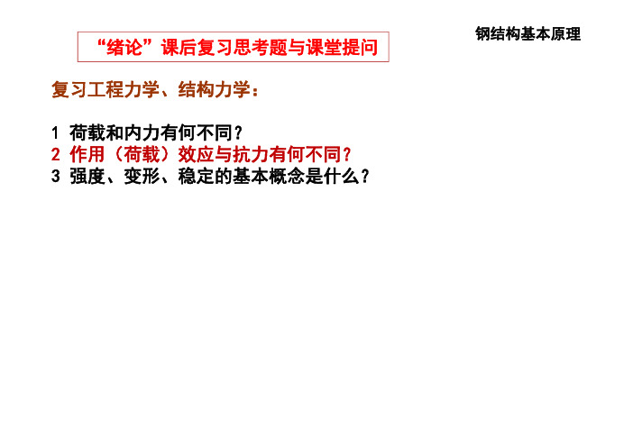 思考题与自由报告题2016-“绪论”课后复习思考题与课堂提问