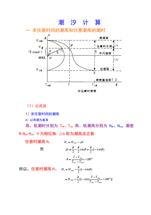 潮  汐  推  算123