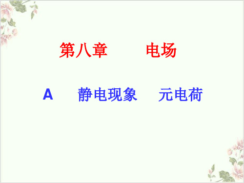 沪科(上海)物理高二第一学期(新)-A静电现象_