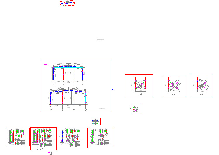 某公司钢结构工程设计图纸（共10张）