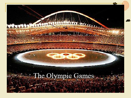 人教版高一英语必修二  Unit 2 The Olympic Games  reading 课件 .(共36张PPT)