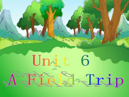 人教课标版+小学英语五年级下册Unit 6 A Field Trip课件