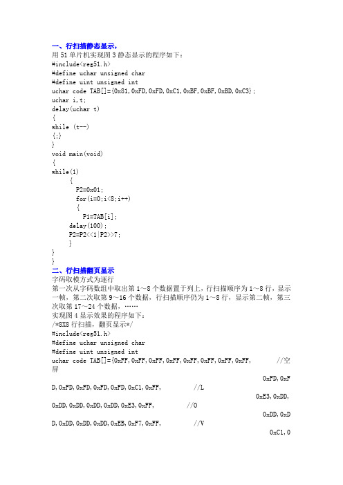 LED点阵显示与C语言编程(精)