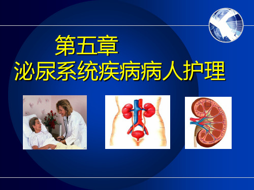 护士执业资格考试内科护理学第五章泌尿系统疾病病人护理 (4)