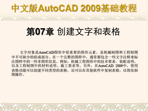 AUTOCAD2009教程第07章.pptx