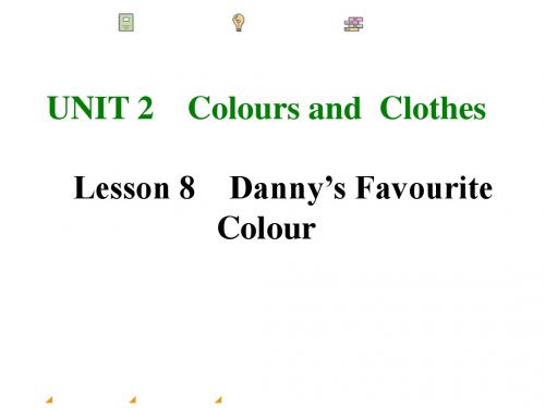 2017-2018学年冀教版七年级英语上册课件：Lesson 8Danny’s Favourite  Colour (共21张PPT)