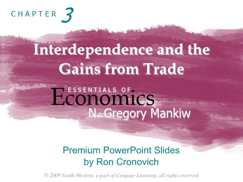 Interdependence and the Gains from Trade