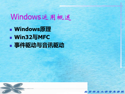 windows应用概述ppt课件