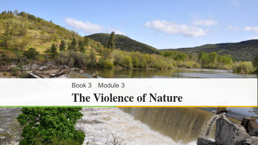 外研版高中英语必修3《odule 3 The Violence of Nature  Writing》示范课课件_1