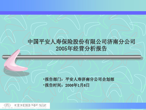 某保险股份有限公司年经营分析报告(PPT 43页)