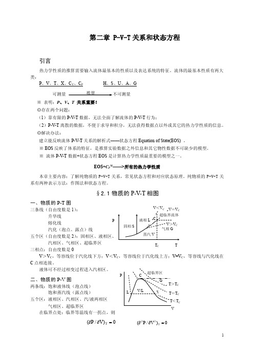 P-V-T关系和状态方程