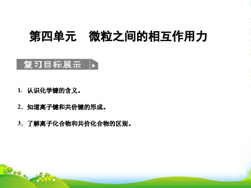 高考化学一轮复习 专题五 第四单元微粒之间的相互作用力课件 苏教