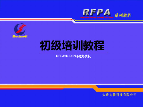 RFPA2D细观版培训教程