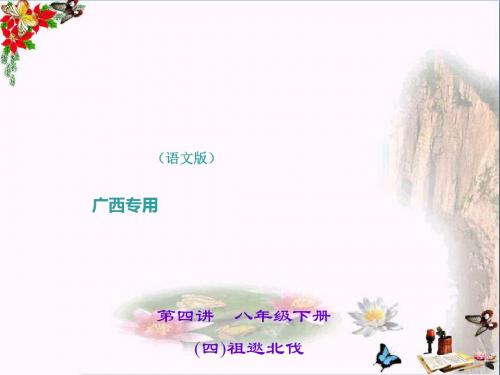 中考语文(广西语文版)总复习课件第1部分:教材知识梳理(7-9年级)ppt (60份)59