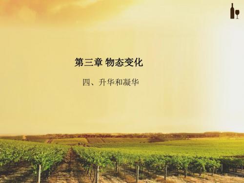3.4升华和凝华-知识点梳理
