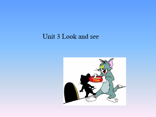 牛津上海版(深圳)英语四年级下册Unit 3《Look and see》ppt课件