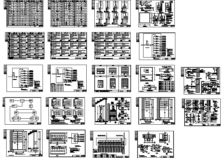 某新2001XD802住宅电气详细设计示意图集