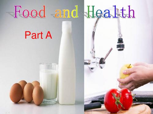 六年级上册英语课件-Unit 3《Food and Health》(Part A)|闽教版 (共40张PPT)