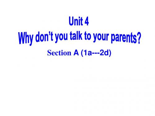 最新人教版新目标初中英语八年级下册 Unit4 Section A Period 1课件